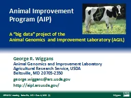  Animal Improvement  Program (AIP)