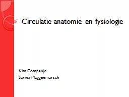  Circulatie anatomie en fysiologie