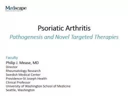  Psoriatic Arthritis Introduction to PsA