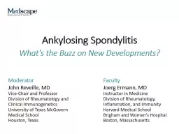  Ankylosing Spondylitis Introduction 