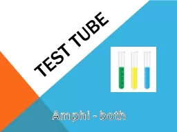  Test Tube Amphi  - both Balance