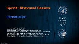  Sports Ultrasound Session