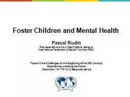  Foster  Children   and  Mental 