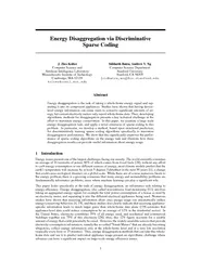 Energy Disaggregation via Discriminative Sparse Coding