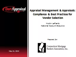  Appraisal Management & Appraisals: