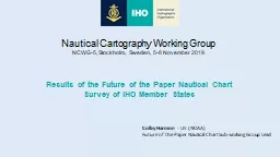  Nautical Cartography Working Group