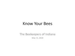  Know Your Bees The Beekeepers of Indiana