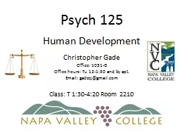  Psych  125 Human Development