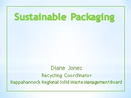  Diane  Jones Recycling Coordinator