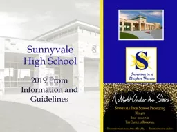  Sunnyvale  High School 2019 Prom 