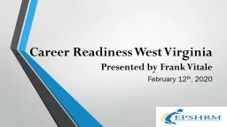  Career Readiness West Virginia