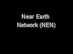 Near Earth  Network (NEN)