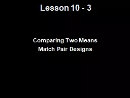  Lesson 10 -  3 Comparing Two 