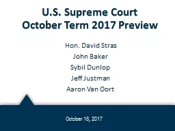  U.S. Supreme Court October 