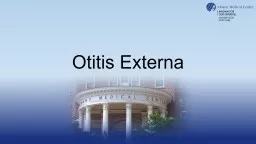  Otitis Externa Definition