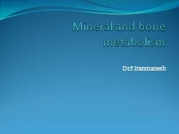 Mineral and bone metabolism