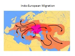 Indo-European Migration Indo-Europeans