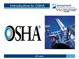  Introduction to OSHA 1 PPT-128-01