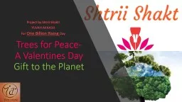 Trees for Peace- A Valentines Day