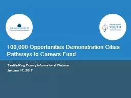 Seattle/King County Informational Webinar