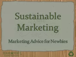 Marketing Advice for Newbies