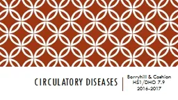 PPT-Circulatory Diseases Berryhill & Cashion