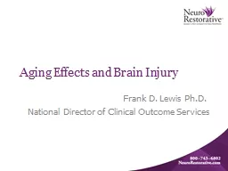 PPT-Aging Effects and Brain Injury