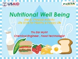 Nutritional Well Being Diet