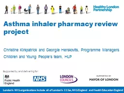 PPT-Asthma inhaler pharmacy review project