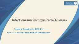 PPT-Infectious and Communicable Diseases