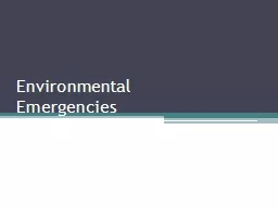 PPT-Environmental Emergencies