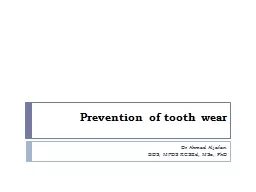 PPT-Prevention of tooth wear