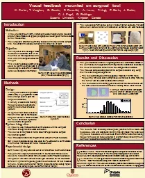 Introduction Visual feedback mounted on surgical