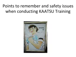 Points to remember and safety issues when conducting KAATSU Training