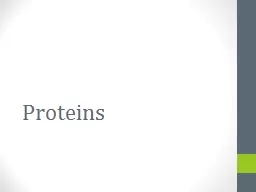 Proteins 2.4.1 Amino acids are linked together by condensation to form polypeptides