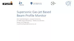 PPT-Supersonic Gas-jet Based Beam-Profile Monitor