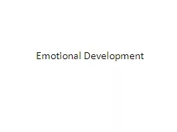 Emotional Development Eighteen Months