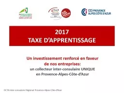 PPT-2017 TAXE D’APPRENTISSAGE