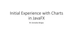 Initial Experience with Charts in JavaFX