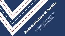 Reconciliation & Audits