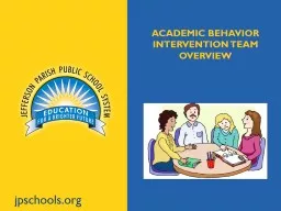 jpschools.org Academic Behavior intervention team