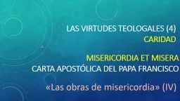 LAS VIRTUDES teologales (4)