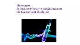 Photometry:  Estimation of