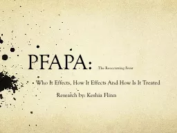 PFAPA:  The Reoccurring Fever