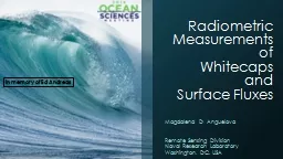 PPT-Radiometric Measurements