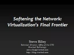 Softening the Network: Virtualization’s Final Frontier