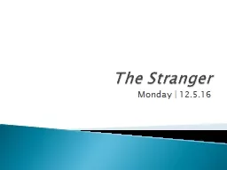 The Stranger Monday | 12.5.16