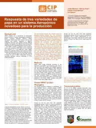 Respuesta de tres variedades de papa en un