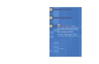 Disbursement Guidelines For Projects THE WORLD BANK TH
