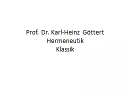 PPT-Prof. Dr. Karl-Heinz Göttert